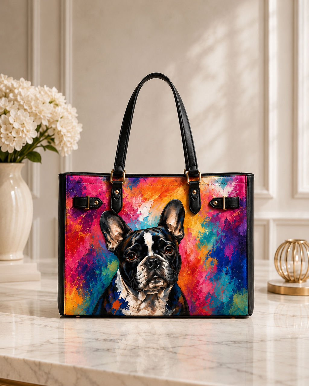 Bolso personalizado pintado a mano – Grande Premium